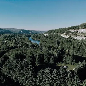 Lodg'Ing Nature Camp Dordogne Luxe tent Lacave (Lot)